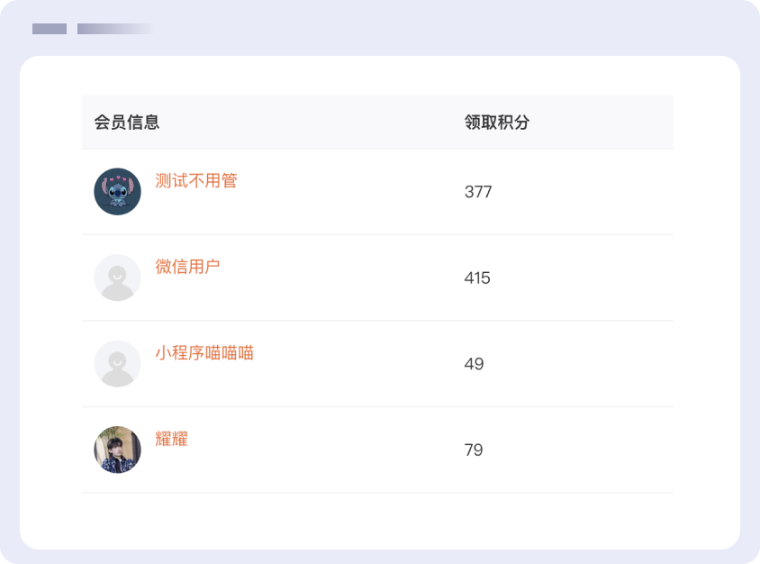 领取记录一目了然